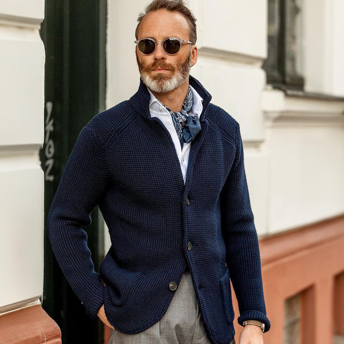 LAURENT MONACO | TIMELESS KNITTED CARDIGAN