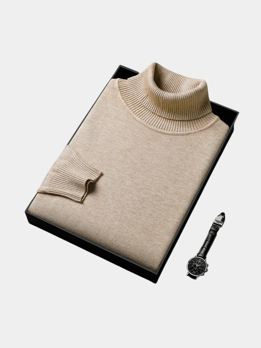 LAURENT MONACO | ELEGANT HIGH NECK PULLOVER