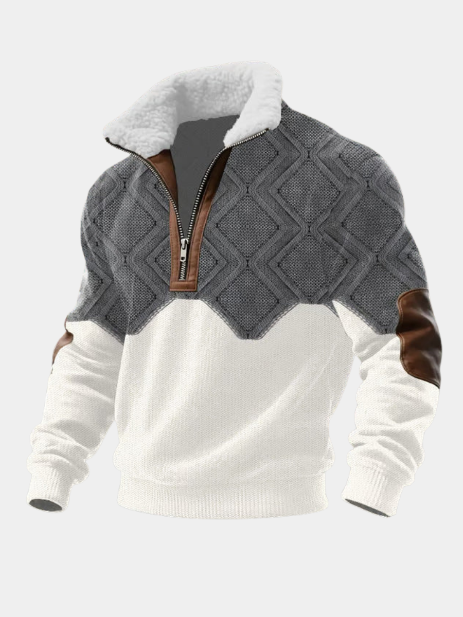 LAURENT MONACO | HIGH COLLAR FLEECE PULLOVER