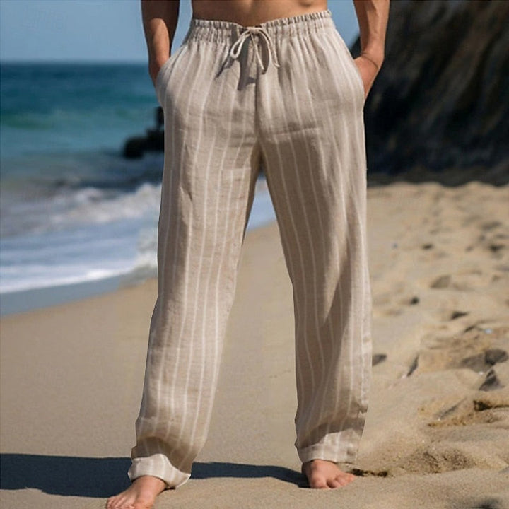 Martin | Casual Elegance Striped Pants
