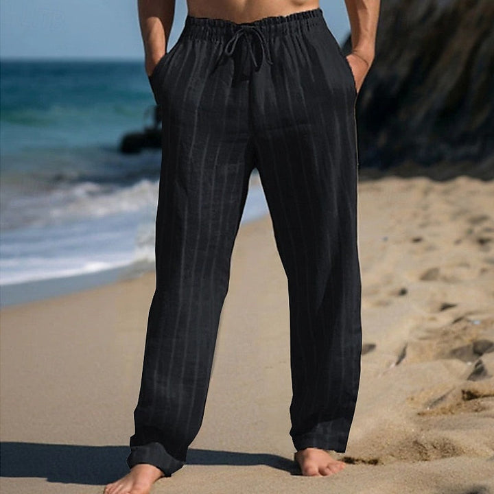 Martin | Casual Elegance Striped Pants