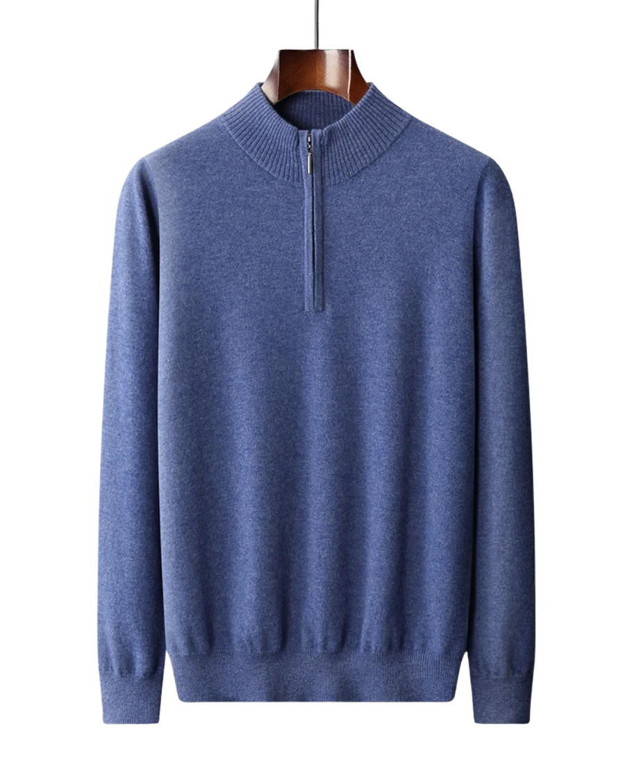 Florence - cashmere sweater with zipper closure